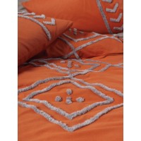 Lenjerie de pat L'Essentiel Liya Tile Red imaginea #2 — magazin online Desire.md
