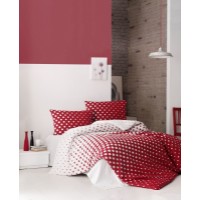 Lenjerie de pat L'Essentiel Puanline Red