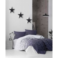 Lenjerie de pat L'Essentiel Puanline Dark Blue