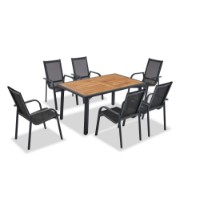 Set mobila de grădină Hanah Home Berlin Anthracite Wooden