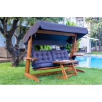 Садовые качели Hanah Home Viva 2400 Anthracite фото №2 — интернет-магазин Desire.md