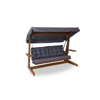 Садовые качели Hanah Home Viva 2400 Anthracite фото №7 — интернет-магазин Desire.md