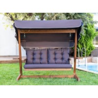Садовые качели Hanah Home Viva 2200 Anthracite фото №2 — интернет-магазин Desire.md