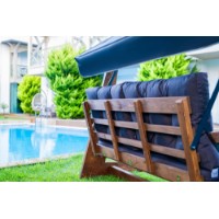 Садовые качели Hanah Home Viva 2200 Anthracite фото №4 — интернет-магазин Desire.md