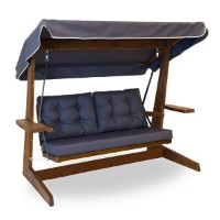 Садовые качели Hanah Home Viva 2200 Anthracite фото №5 — интернет-магазин Desire.md