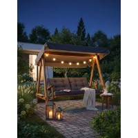 Садовые качели Hanah Home Pera 2000 Anthracite