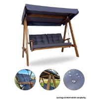 Садовые качели Hanah Home Pera 2000 Anthracite фото №4 — интернет-магазин Desire.md