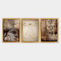 Set de 3 picturi Wallity 3AC_UN6809471 35x45cm imaginea #2 — magazin online Desire.md