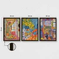 Set de 3 picturi Wallity 3SC_UN1535378 55x75cm imaginea #4 — magazin online Desire.md
