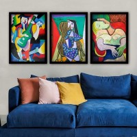 Set de 3 picturi Wallity 3SC_UNPP13 55x75cm