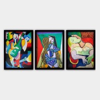 Set de 3 picturi Wallity 3SC_UNPP13 55x75cm imaginea #2 — magazin online Desire.md