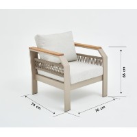 Set mobila de grădină Hanah Home Morento imaginea #8 — magazin online Desire.md
