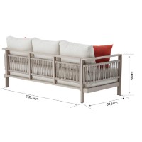 Набор садовой мебели Hanah Home Venedik фото №10 — интернет-магазин Desire.md