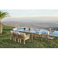 Set mobila de grădină Hanah Home Venedik Ceramic