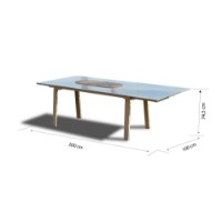 Set mobila de grădină Hanah Home Venedik Ceramic imaginea #6 — magazin online Desire.md