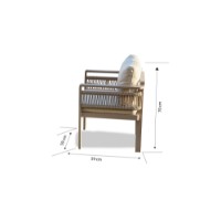 Set mobila de grădină Hanah Home Venedik Ceramic imaginea #7 — magazin online Desire.md