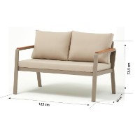 Set mobila de grădină Hanah Home Parma imaginea #5 — magazin online Desire.md