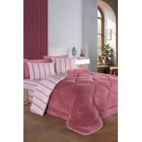 Plapumă Cotton Box Soft Line Claret Red