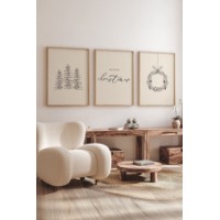 Set de 3 picturi Wallity Nwyearmdl8