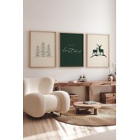 Set de 3 picturi Wallity Nwyearmdl13