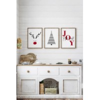 Set de 3 picturi Wallity Nwyearmdl15