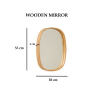 Зеркало Hanah Home Cloudy 38 Oak фото №4 — интернет-магазин Desire.md