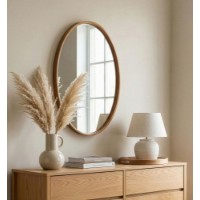 Oglindă Hanah Home Elips Walnut