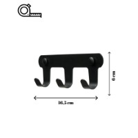 Cuier Hanah Home Smart 3 Black imaginea #5 — magazin online Desire.md