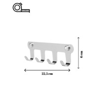Cuier Hanah Home Smart 4 Chrome imaginea #5 — magazin online Desire.md