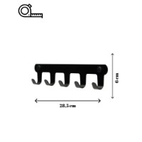 Cuier Hanah Home Smart 5 Black imaginea #5 — magazin online Desire.md
