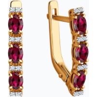 Cercei SOLOVOV JEWELRY 51-220-02157-2 2,76g imaginea #2 — magazin online Desire.md
