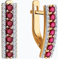 Cercei SOLOVOV JEWELRY 51-220-02358-3 2,59g imaginea #2 — magazin online Desire.md