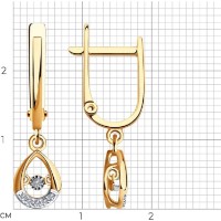 Cercei SOLOVOV JEWELRY 51-221-01252-1 2,04g imaginea #2 — magazin online Desire.md