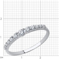 Inel SOLOVOV JEWELRY 52-110-01651-1 s.17,5 1,11g imaginea #2 — magazin online Desire.md