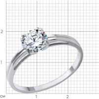 Inel SOLOVOV JEWELRY 52-110-01841-1 s.17 1,78g imaginea #3 — magazin online Desire.md