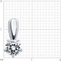 Pandantiv SOLOVOV JEWELRY 52-130-00099-1 0,8g imaginea #3 — magazin online Desire.md