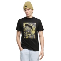 Tricou bărbătesc Puma Sport Camo Graphic Puma Black, s.S imaginea #3 — magazin online Desire.md