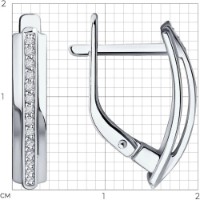 Cercei SOLOVOV JEWELRY 52-220-01897-1 2,45g imaginea #2 — magazin online Desire.md