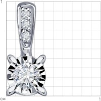 Pandantiv SOLOVOV JEWELRY 52-230-01755-1 0,51g imaginea #3 — magazin online Desire.md