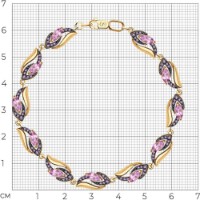 Brățară SOLOVOV JEWELRY 750254 s.20 7,03g imaginea #5 — magazin online Desire.md
