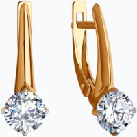 Cercei SOLOVOV JEWELRY 51-120-01794-1 2,48g imaginea #2 — magazin online Desire.md