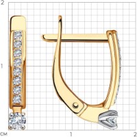 Cercei SOLOVOV JEWELRY 51-120-01979-1 1,83g imaginea #2 — magazin online Desire.md