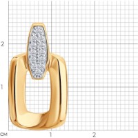 Pandantiv SOLOVOV JEWELRY 51-130-00907-1 1,73g imaginea #4 — magazin online Desire.md