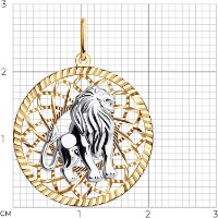 Pandantiv SOLOVOV JEWELRY 51-130-01062-1 1,31g imaginea #2 — magazin online Desire.md