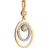 Pandantiv SOLOVOV JEWELRY 51-130-01913-1 1,5g imaginea #2 — magazin online Desire.md