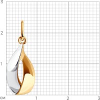 Pandantiv SOLOVOV JEWELRY 51-130-02202-1 0,85g imaginea #3 — magazin online Desire.md