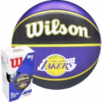Minge de baschet Wilson NBA Team LA Lakers + Pump R.7 imaginea #2 — magazin online Desire.md