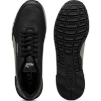 Adidași pentru bărbați Puma St Runner V4 Leather Puma Black/Gray Echo/White, s.40.5 imaginea #4 — magazin online Desire.md