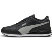 Adidași pentru bărbați Puma St Runner V4 Leather Puma Black/Gray Echo/White, s.42.5 imaginea #2 — magazin online Desire.md