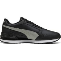 Adidași pentru bărbați Puma St Runner V4 Leather Puma Black/Gray Echo/White, s.42.5 imaginea #3 — magazin online Desire.md